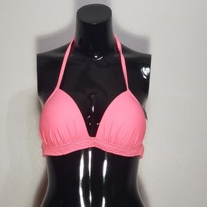 🆕️ Aerie Triangle Bikini Top Neon Pink